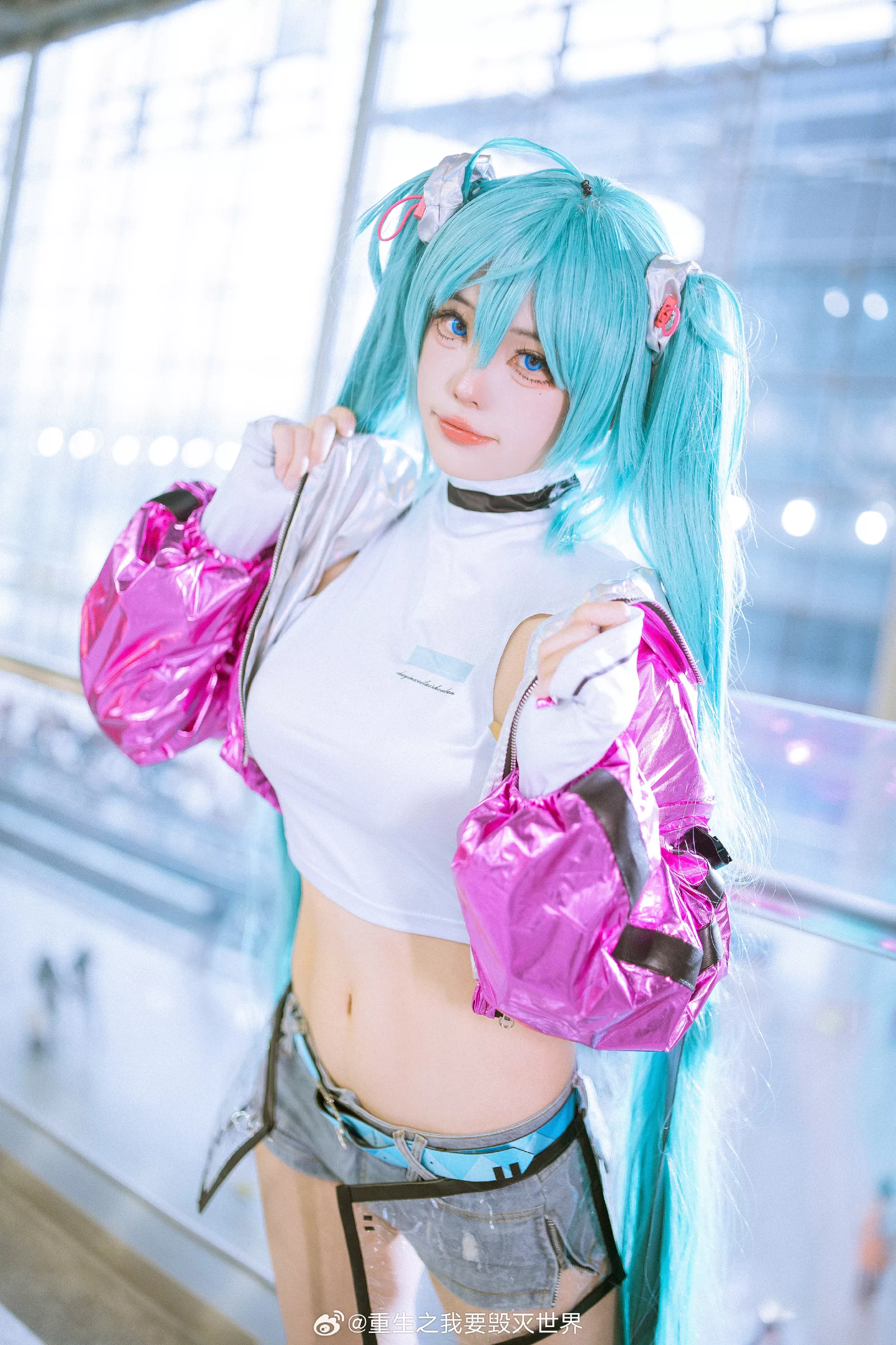 COSPLAY 米山舞X初音未来@重生之我要毁灭世界