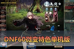 【DNF60单机微变特色版】最新整理 女鬼剑 异界技能宝珠 称号 特色玩法 挑战高级副本 配套图文攻略 未加密PVF GM工具