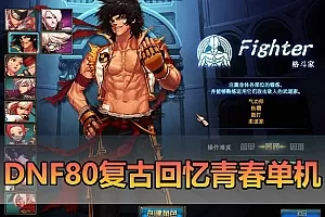 【DNF80单机版】最新整理复古青春回忆 全职业二觉 带主线任务完整券 内辅 镶嵌 虚拟机一键端 视频安装教学