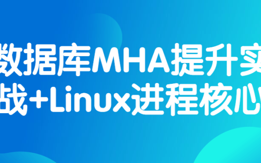 【学习资料】数据库MHA提升实战+Linux进程核心百度云阿里下载