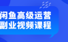 【学习资料】闲鱼高级运营副业视频课程百度云阿里云下载