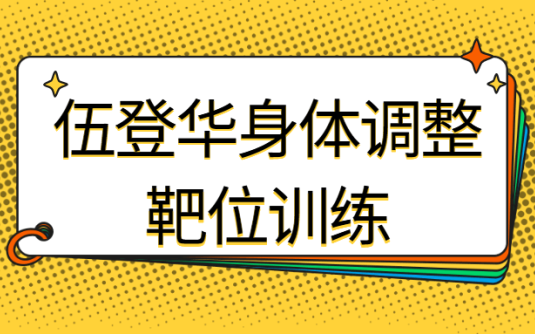 【学习资料】伍登华身体调整靶位训练百度云阿里云下载