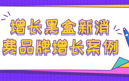 【学习资料】增长黑盒新消费品牌增长案例百度云迅雷下载