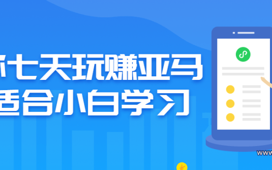 【学习资料】教你七天玩赚亚马逊适合小白学习百度云阿里云下载