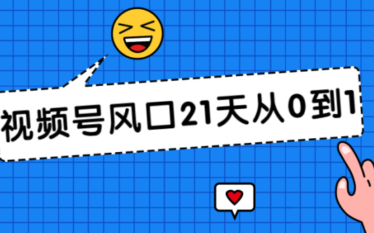 【学习资料】视频号风口21天从0到1视频课程百度云阿里云下载