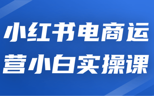 【学习资料】小红书电商运营小白实操课阿里云天翼夸克网盘下载