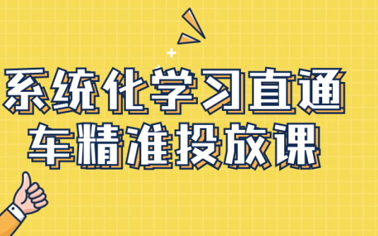 【学习资料】系统化学习直通车精准投放课阿里云天翼夸克网盘下载