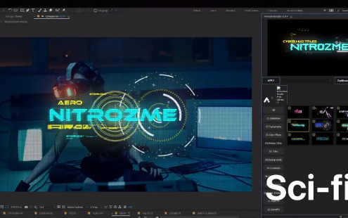 AE脚本-858个现代时尚动态图形设计图文包装动画预设 AERO – 百度云下载