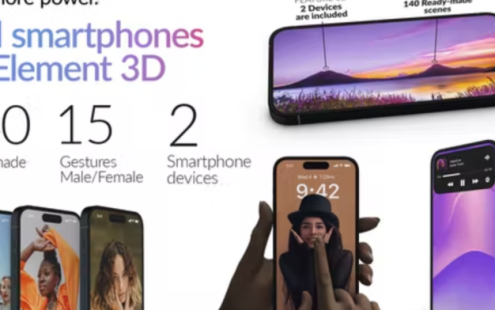 AE模板-140款智能手机设备APP应用界面介绍动画 – 百度云下载