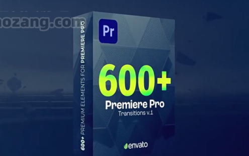PR模板-600个视频文字片头转场过渡预设 pr template transition – 百度云下载