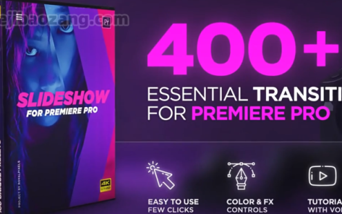 PR模板-400款图形水墨遮罩画笔幻灯片切换转场过渡预设 Slideshow Transitions – 百度云下载