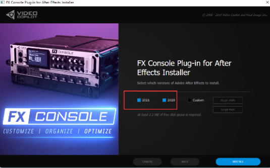 AE插件-特效管理控制工具 VideoCopilot FXConsole+安装教程 – 百度云下载