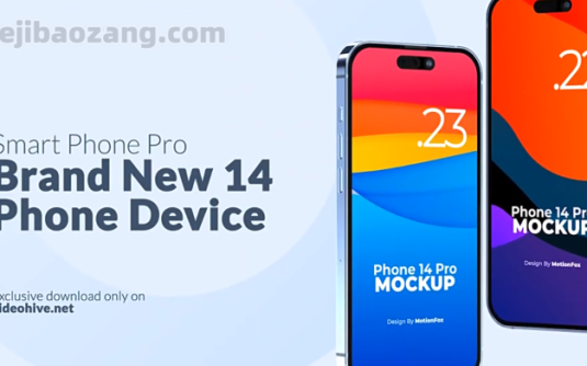 AE模板-三维苹果手机界面APP应用信息展示介绍动画 Phone 14 Pro Device Mockup – 百度云下载