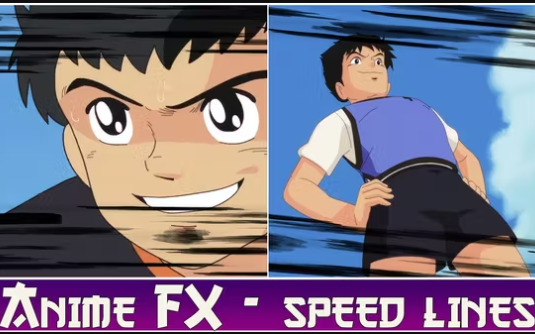 AE模板-二维卡通动漫速度线动画 Anime FX – Speed Lines – 百度云下载