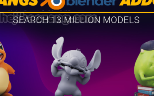 Blender插件-Thangs V0.2.2在线免费导入1400万个免费3D模型 – 百度云下载