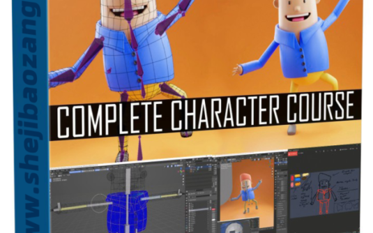 Blender教程（中文字幕）-角色建模与绑定动画实例制作视频课程 – 百度云下载